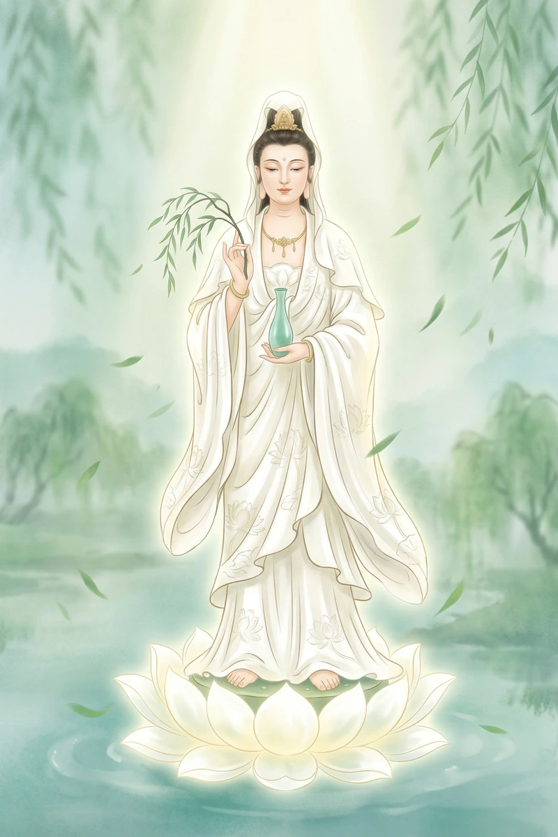 楊柳觀音觀世音菩薩法相