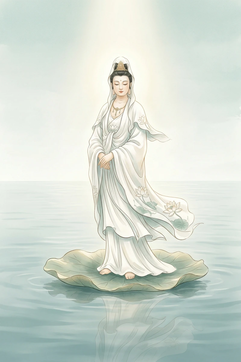 一葉觀音觀世音菩薩法相