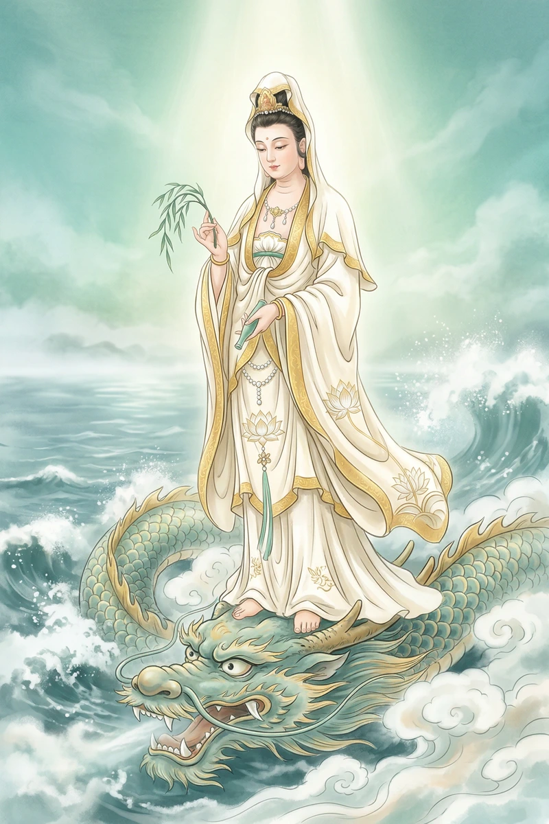 龍頭觀音觀世音菩薩法相