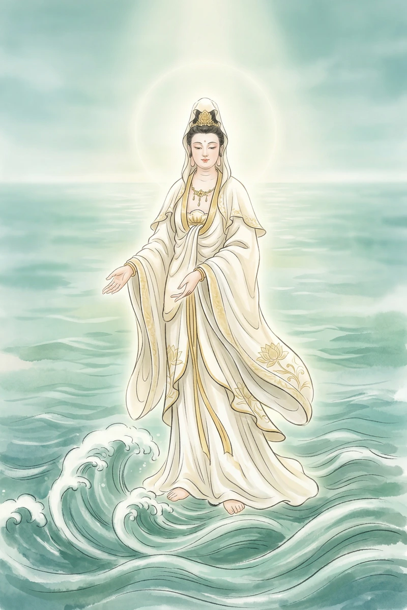 阿耨觀音觀世音菩薩法相