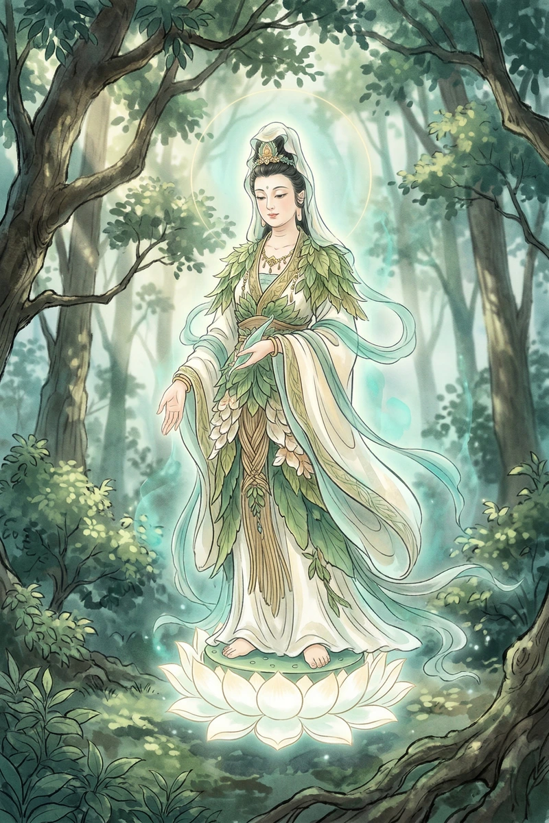 葉衣觀音觀世音菩薩法相