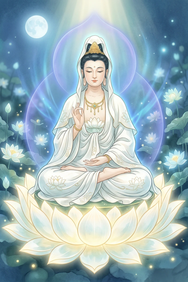 瑠璃觀音觀世音菩薩法相