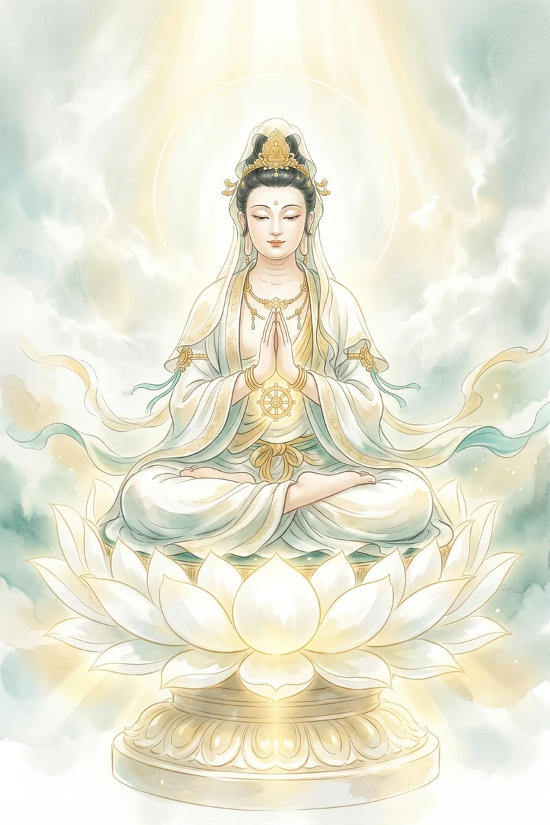 不二觀音觀世音菩薩法相