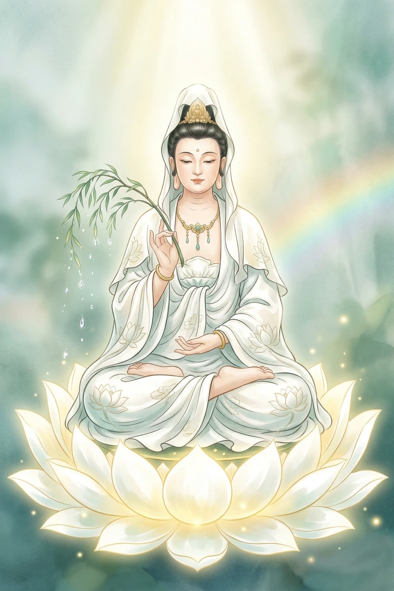 灑水觀音觀世音菩薩法相